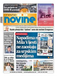 Dnevne novine - broj 2719, 29. jun 2020.