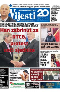 Vijesti - broj 7101, 26. dec 2017.