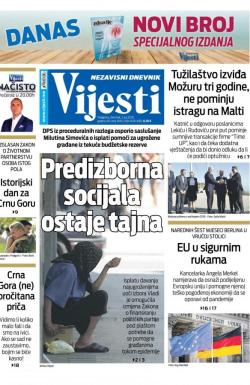 Vijesti - broj 7986, 2. jul 2020.