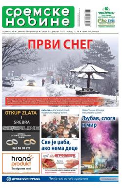 Sremske Novine - broj 3124, 13. jan 2021.