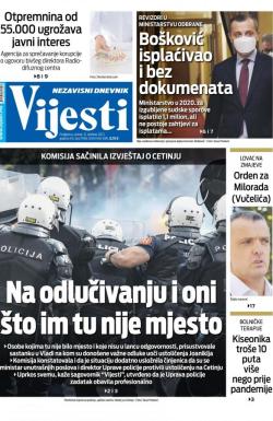 Vijesti - broj 8444, 12. okt 2021.