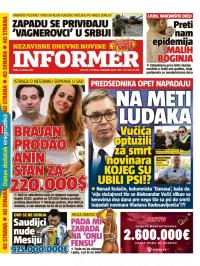 Informer - broj 3267, 13. jan 2023.