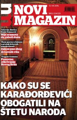 Novi magazin - broj 224-225, 13. avg 2015.