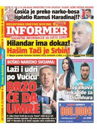 Informer - broj 2307, 19. nov 2019.