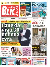 Blic - broj 6246, 4. jul 2014.