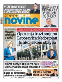 Dnevne novine - broj 2950, 30. mar 2021.