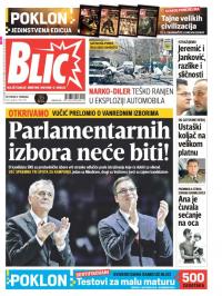 Blic - broj 7181, 9. feb 2017.