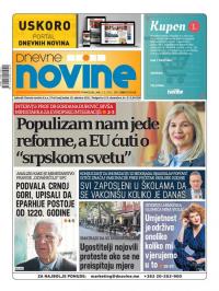 Dnevne novine - broj 3060, 2. avg 2021.