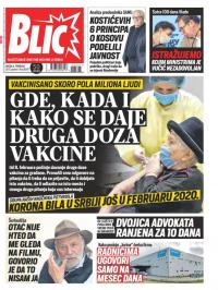 Blic - broj 8597, 3. feb 2021.