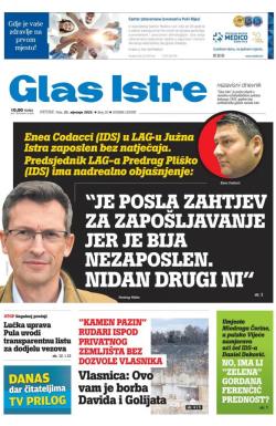 Glas Istre - broj 20, 21. jan 2022.