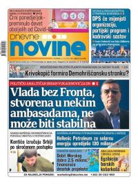 Dnevne novine - broj 2809, 13. okt 2020.