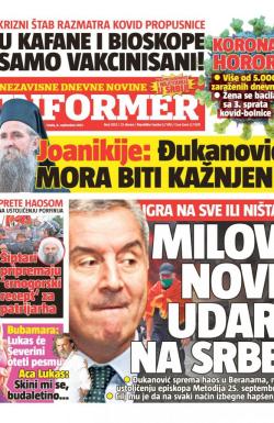 Informer - broj 2855, 8. sep 2021.