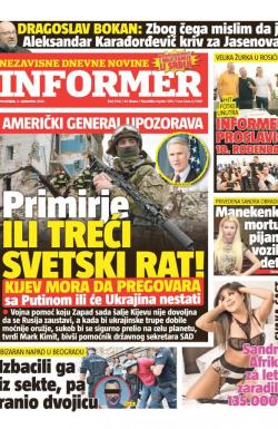 Informer - broj 3158, 5. sep 2022.