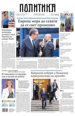 Politika - broj 39851, 8. nov 2024.