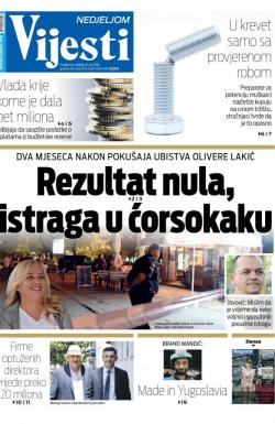 Vijesti - broj 7273, 8. jul 2018.