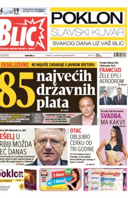 Blic - broj 6372, 7. nov 2014.