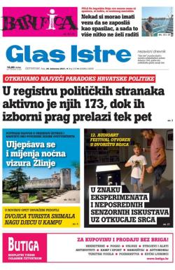 Glas Istre - broj 235, 26. avg 2021.