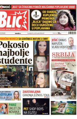 Blic - broj 6221, 9. jun 2014.