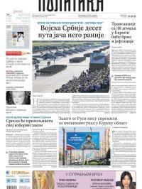 Politika - broj 39803, 21. sep 2024.