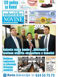 Nove Subotičke novine - broj 39, 27. sep 2013.