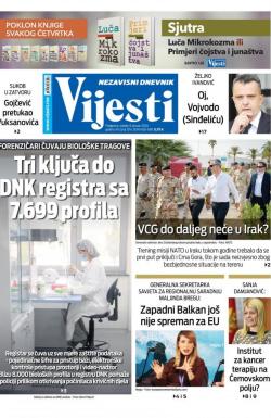 Vijesti - broj 7814, 8. jan 2020.