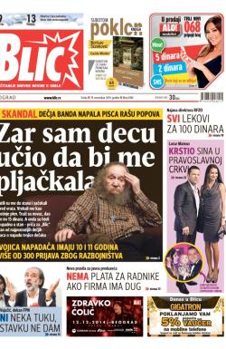 Blic - broj 6384, 19. nov 2014.