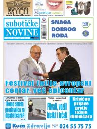 Nove Subotičke novine - broj 29, 18. jul 2014.