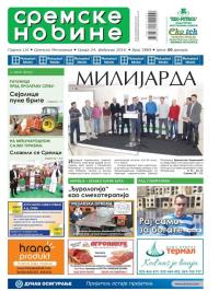 Sremske Novine - broj 2869, 24. feb 2016.