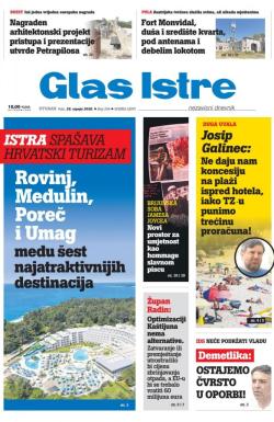 Glas Istre - broj 206, 28. jul 2020.