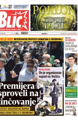 Blic - broj 6613, 13. jul 2015.