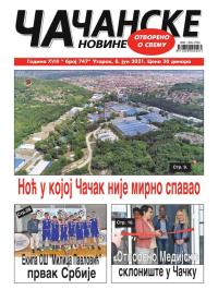 Čačanske novine - broj 747, 8. jun 2021.