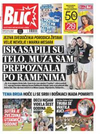 Blic - broj 8788, 16. avg 2021.