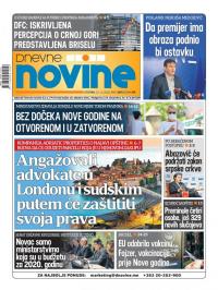 Dnevne novine - broj 2869, 22. dec 2020.