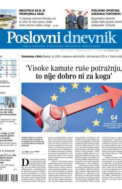 Poslovni Dnevnik - broj 5009, 18. jan 2024.