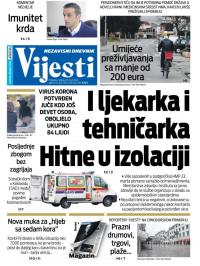 Vijesti - broj 7895, 29. mar 2020.