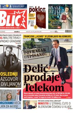 Blic - broj 6488, 7. mar 2015.