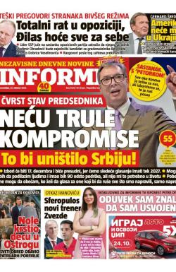 Informer - broj 3505, 23. okt 2023.