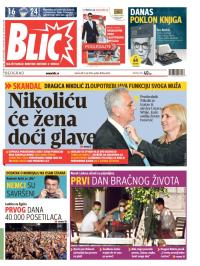 Blic - broj 6254, 12. jul 2014.