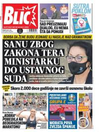 Blic - broj 8718, 7. jun 2021.