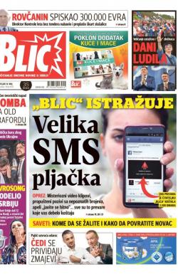 Blic - broj 6915, 16. maj 2016.