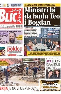 Blic - broj 6321, 17. sep 2014.