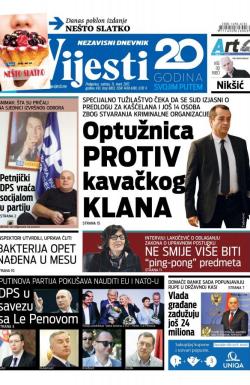 Vijesti - broj 6813, 11. mar 2017.