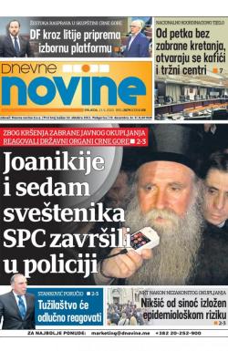 Dnevne novine - broj 2679, 13. maj 2020.