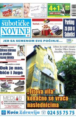 Nove Subotičke novine - broj 18, 5. maj 2017.