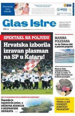 Glas Istre - broj 315, 15. nov 2021.