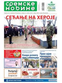 Sremske Novine - broj 3033, 17. apr 2019.