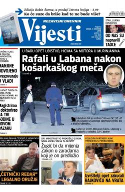 Vijesti - broj 6686, 1. nov 2016.