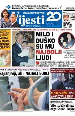 Vijesti - broj 7062, 17. nov 2017.