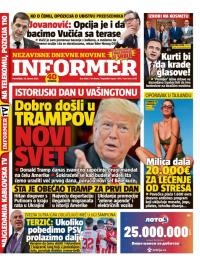 Informer - broj 3883, 20. jan 2025.