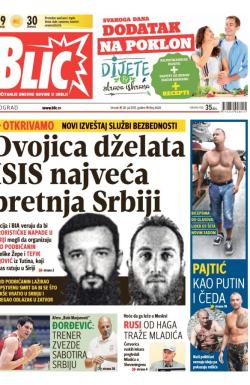 Blic - broj 6628, 28. jul 2015.